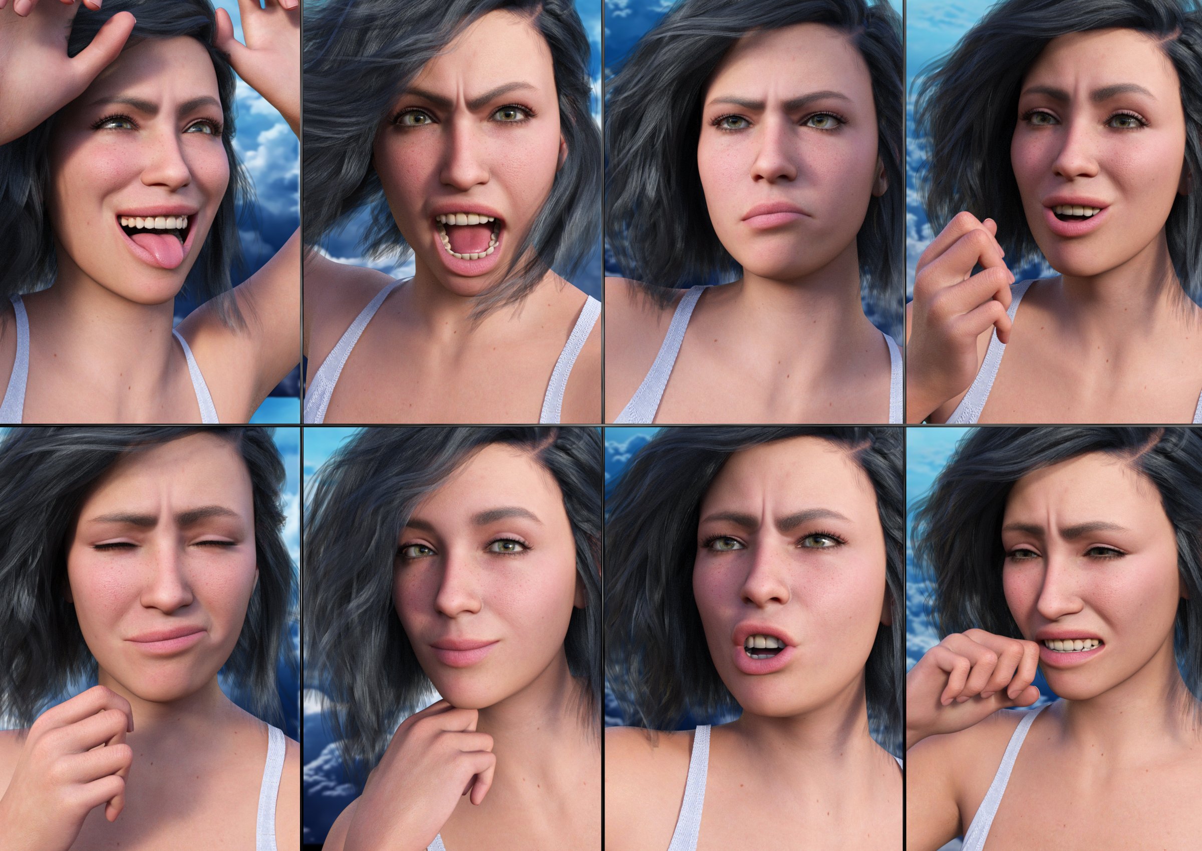 JW Expressive Faces Expressions for Genesis 9 JW Expressive Faces Expressions for Genesis 9 by: JWolf, 3D Models by Daz 3D
