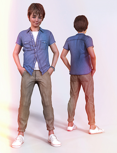 dForce Nelson Clothing for Genesis 8 Males by: 3D Universe, 3D Models by Daz 3D