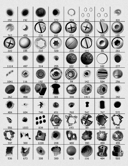 Ron's Nuts Bolts and Holes Ron's Nuts Bolts and Holes by: deviney, 3D Models by Daz 3D