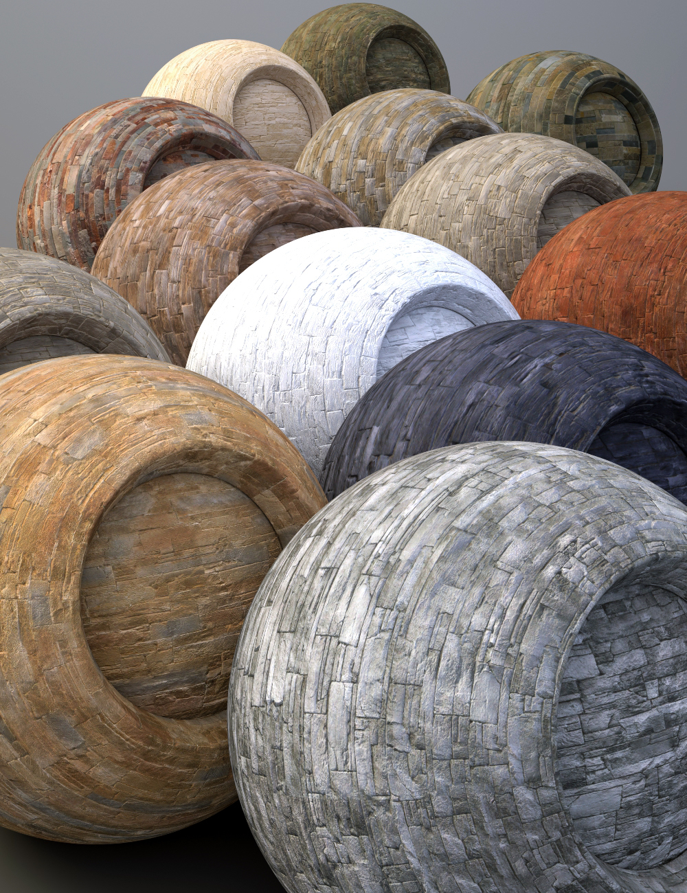 Slate Wall - Iray Shaders by: Dimidrol, 3D Models by Daz 3D