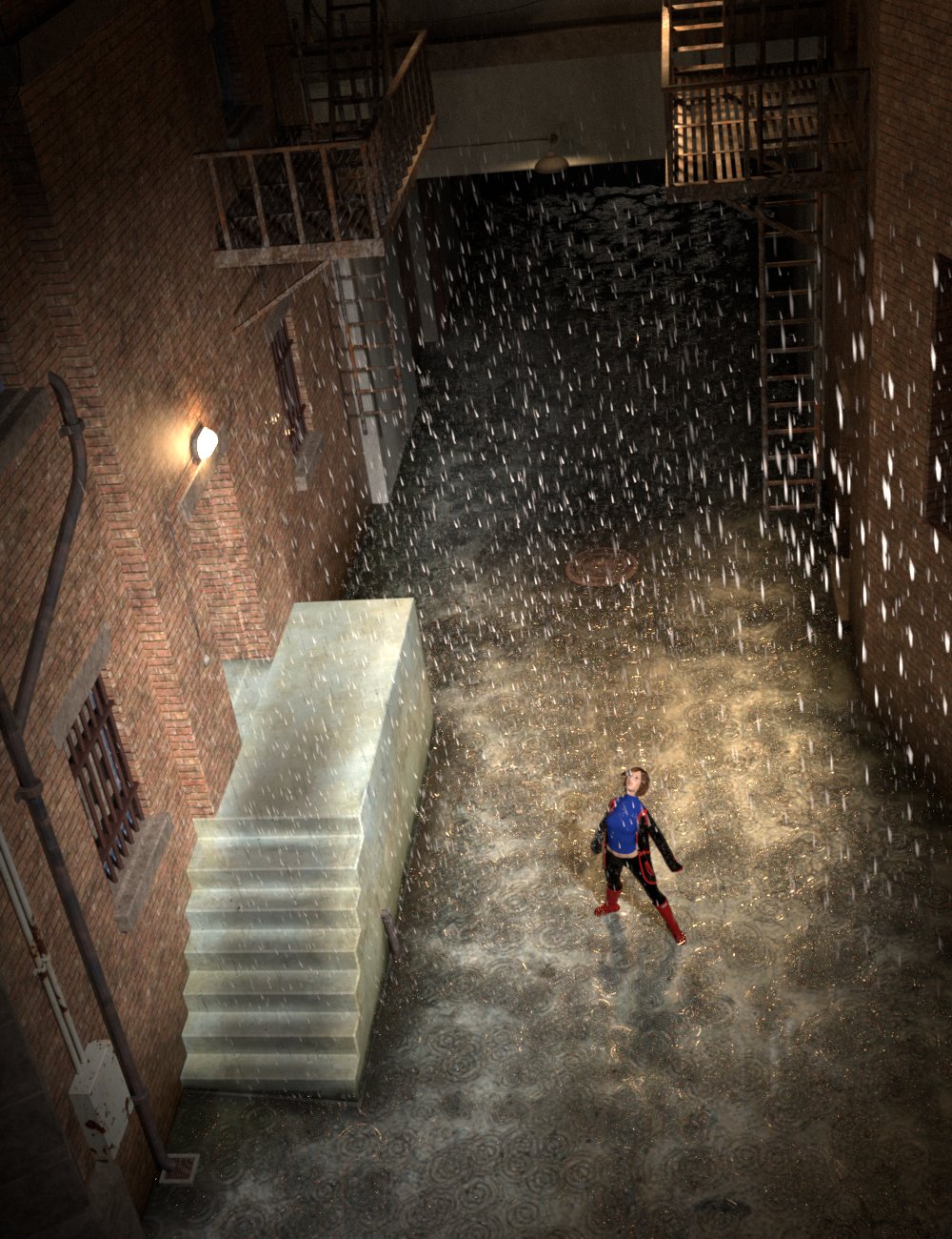 SY dForce Rain Iray SY dForce Rain Iray by: Sickleyield, 3D Models by Daz 3D