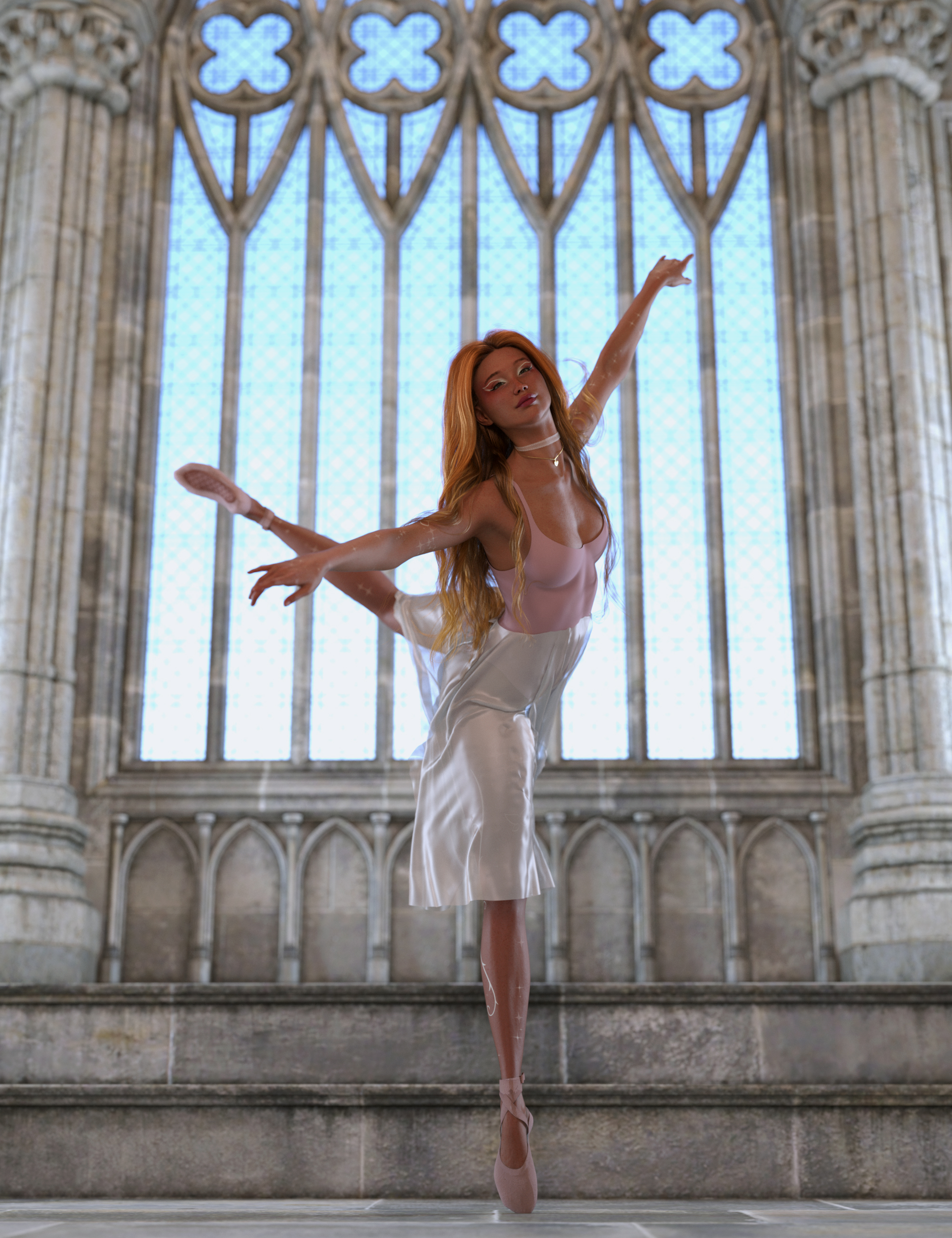 Sweet Grace Ballet Poses for Genesis 9 by: 3D Sugar, 3D Models by Daz 3D