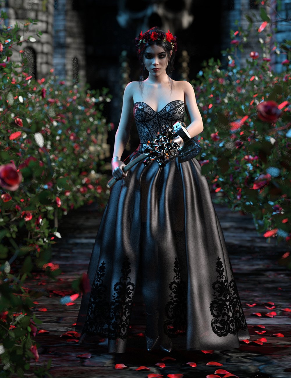 Honeysweet Texture Add-On for Nightmare Wedding Mega Set by: Sade, 3D Models by Daz 3D