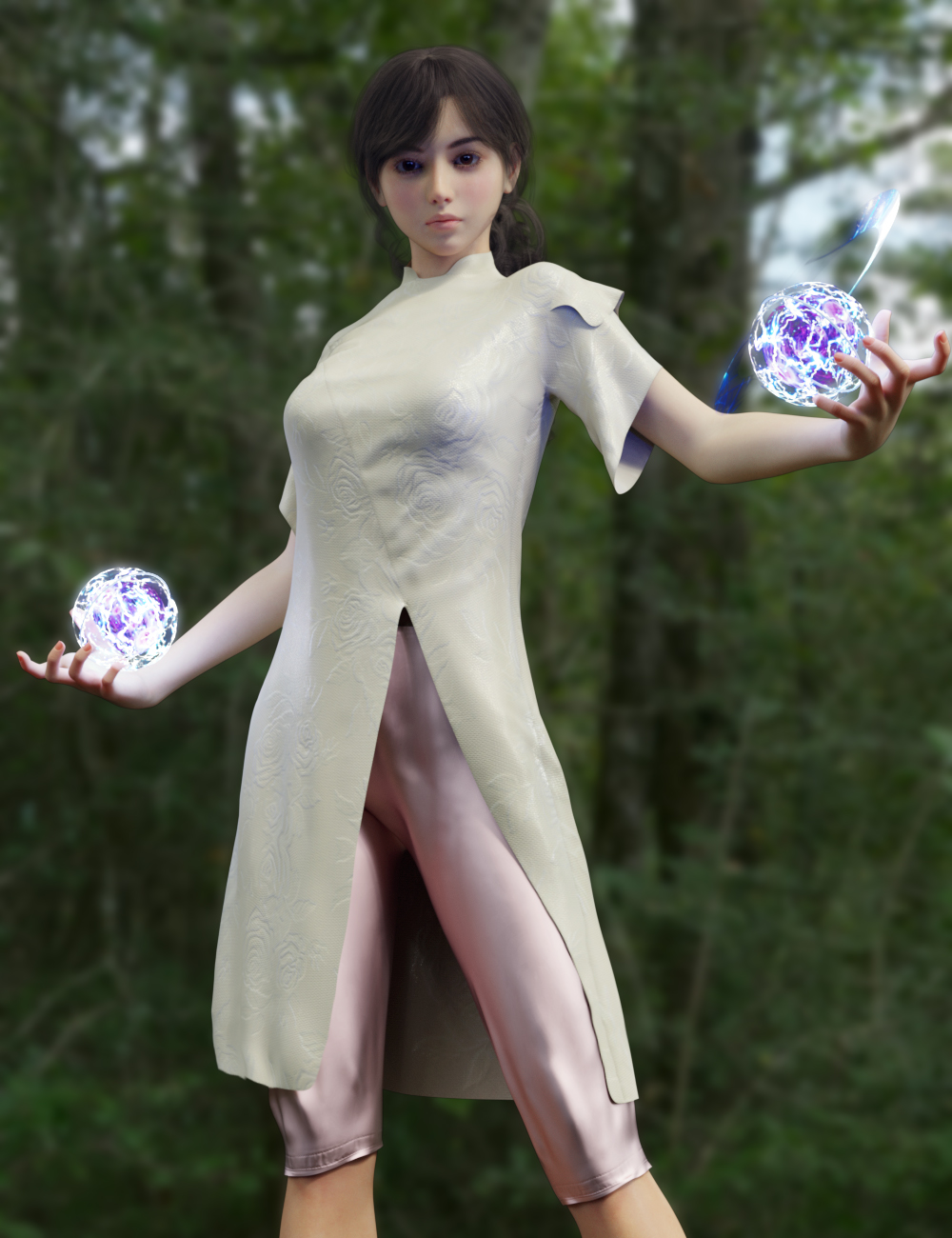 dForce Vo Therese Outfit for Genesis 8.1 Female and Genesis 9 by: VOOTW, 3D Models by Daz 3D