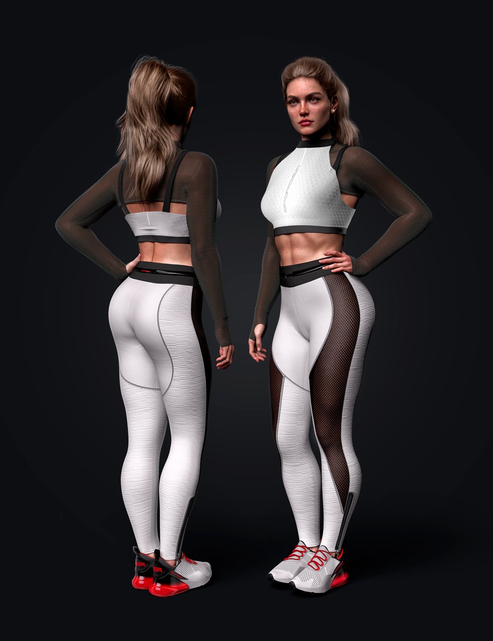 AJC Energy Sportswear Outfit for Genesis 9 AJC Energy Sportswear Outfit for Genesis 9 by: adeilsonjc, 3D Models by Daz 3D