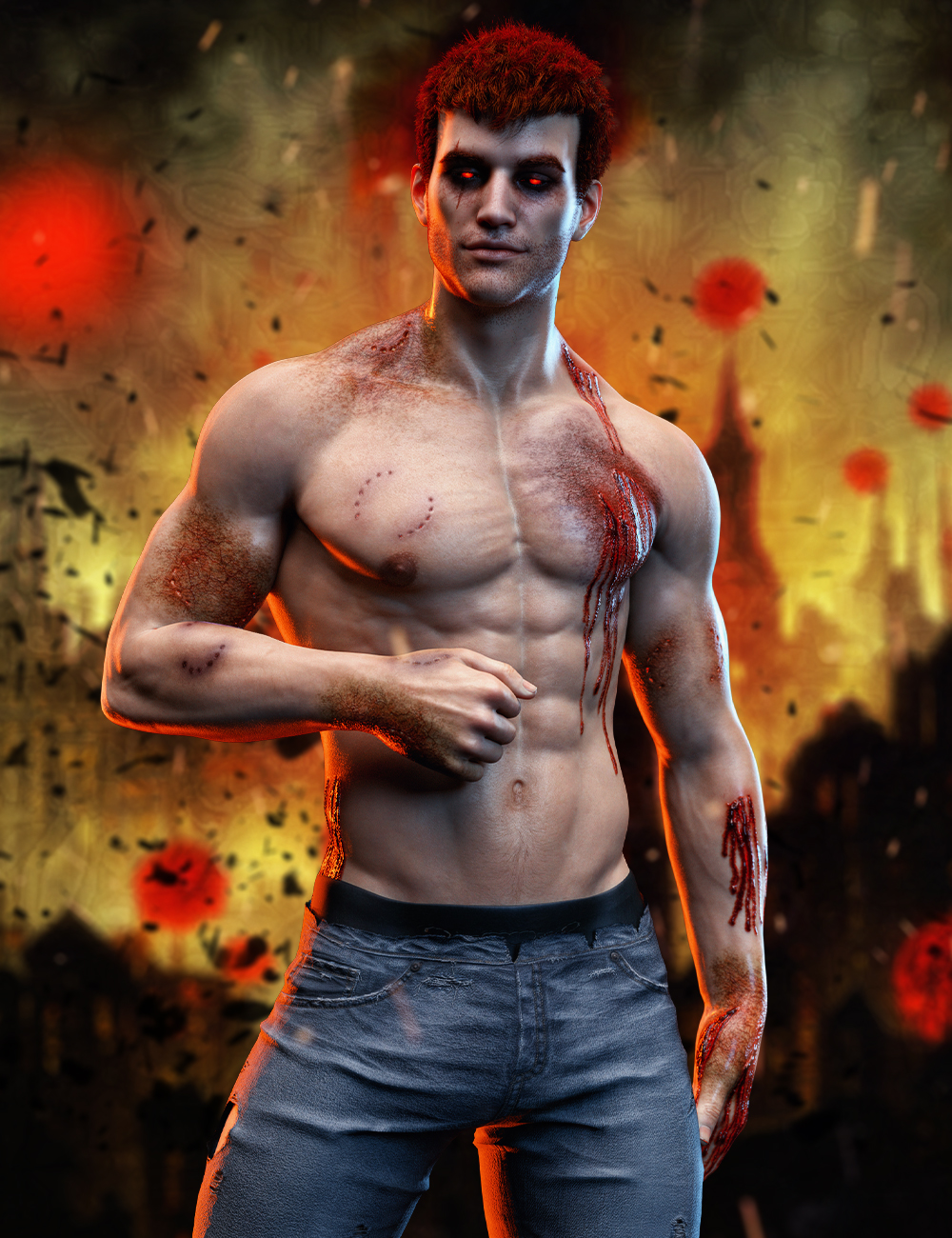 Dante Devil May Cry 5 Bundle For Genesis 8 Male - Daz Content by