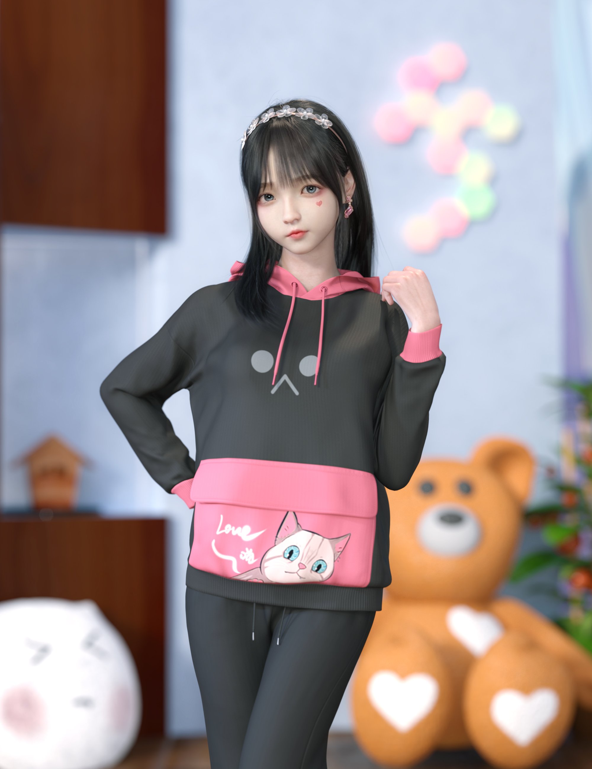 dForce SU Hoodies Suit for Genesis 8 and 8.1 Females and Genesis 9 dForce SU Hoodies Suit for Genesis 8 and 8.1 Females and Genesis 9 by: Sue Yee, 3D Models by Daz 3D