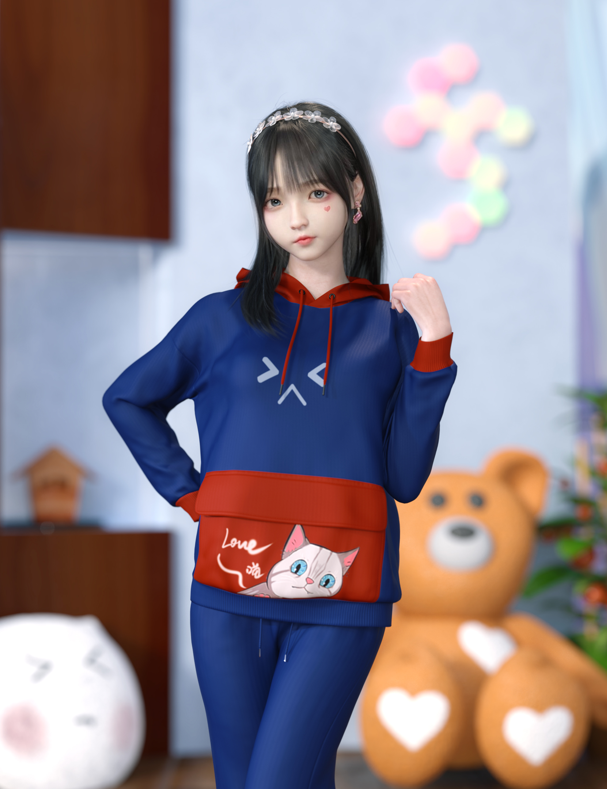 dForce SU Hoodies Suit for Genesis 8 and 8.1 Females and Genesis 9 dForce SU Hoodies Suit for Genesis 8 and 8.1 Females and Genesis 9 by: Sue Yee, 3D Models by Daz 3D
