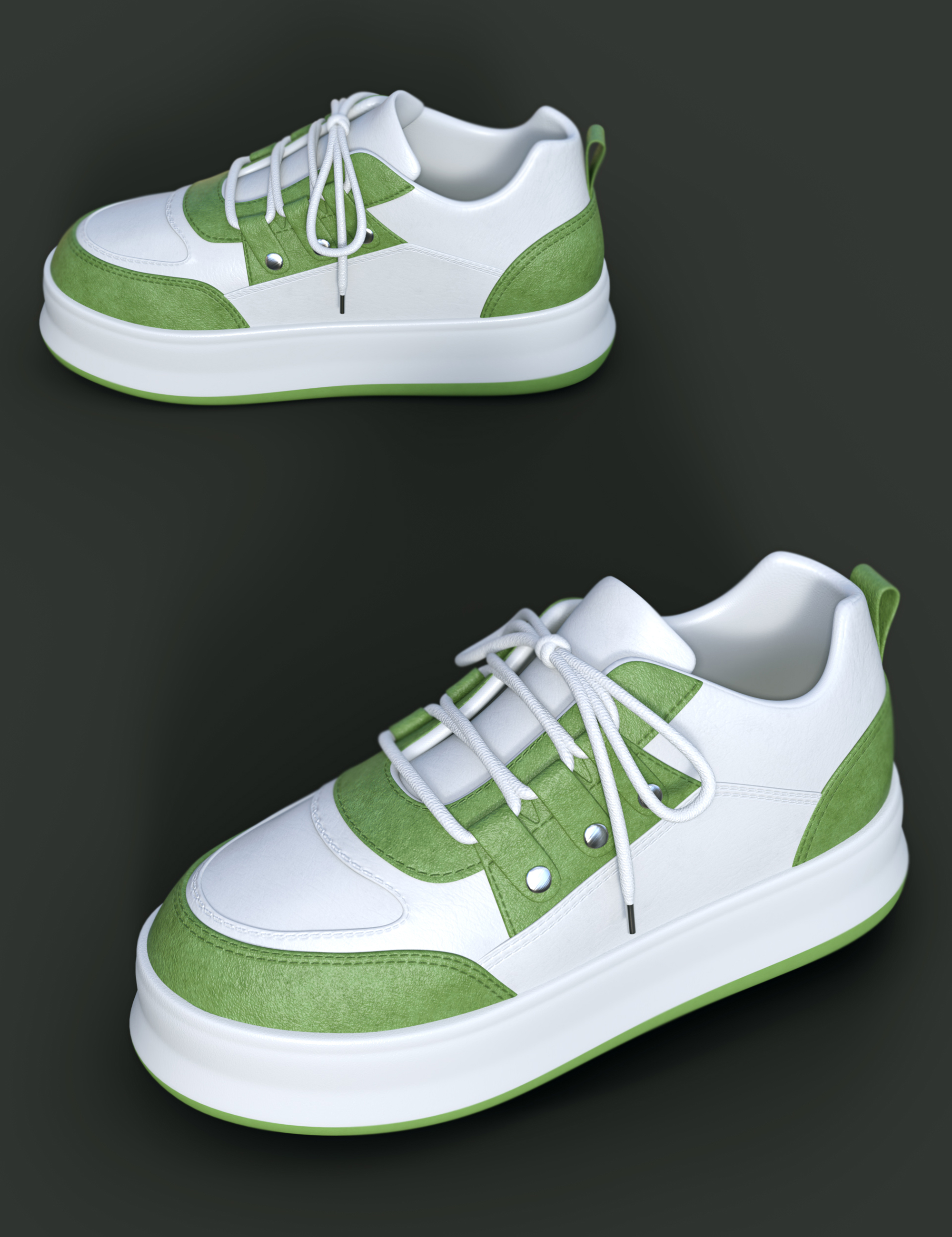 SU Autumn Sports Shoes for Genesis 8 and 8.1 Females and Genesis 9 by: Sue Yee, 3D Models by Daz 3D