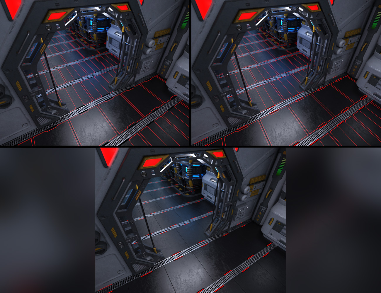 Sci-Fi Flooring Iray Shaders by: ForbiddenWhispers, 3D Models by Daz 3D
