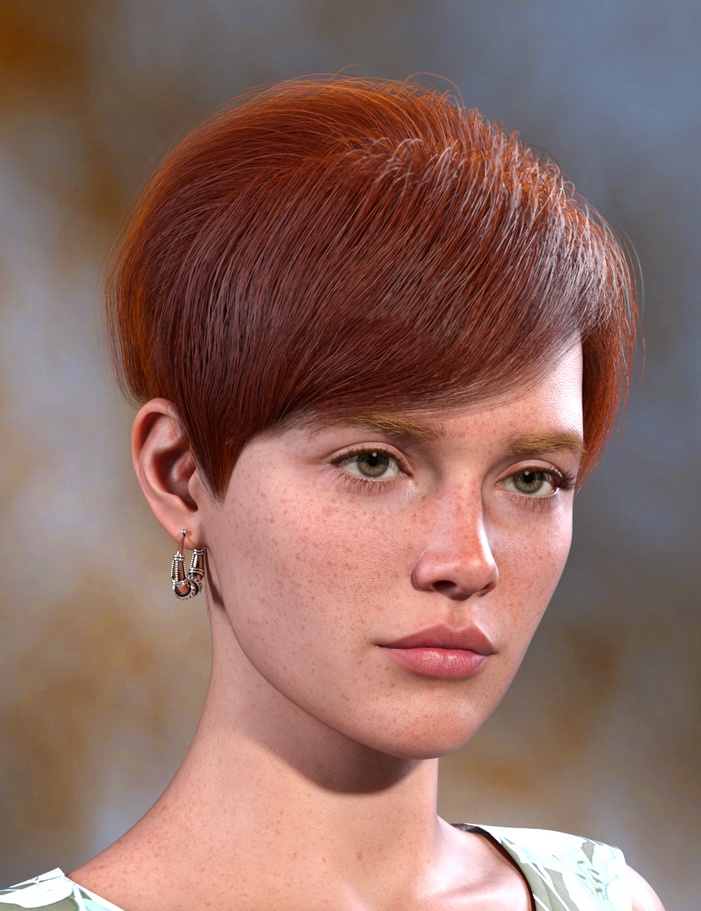 Versatile Short Hair for Genesis 9 by: Virtual_World, 3D Models by Daz 3D