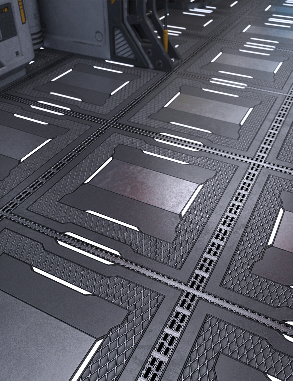 Sci-Fi Flooring Iray Shaders Volume 2 by: ForbiddenWhispers, 3D Models by Daz 3D