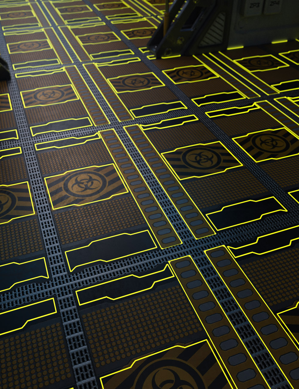 Sci Fi Flooring Iray Shaders Volume 3 by: ForbiddenWhispers, 3D Models by Daz 3D