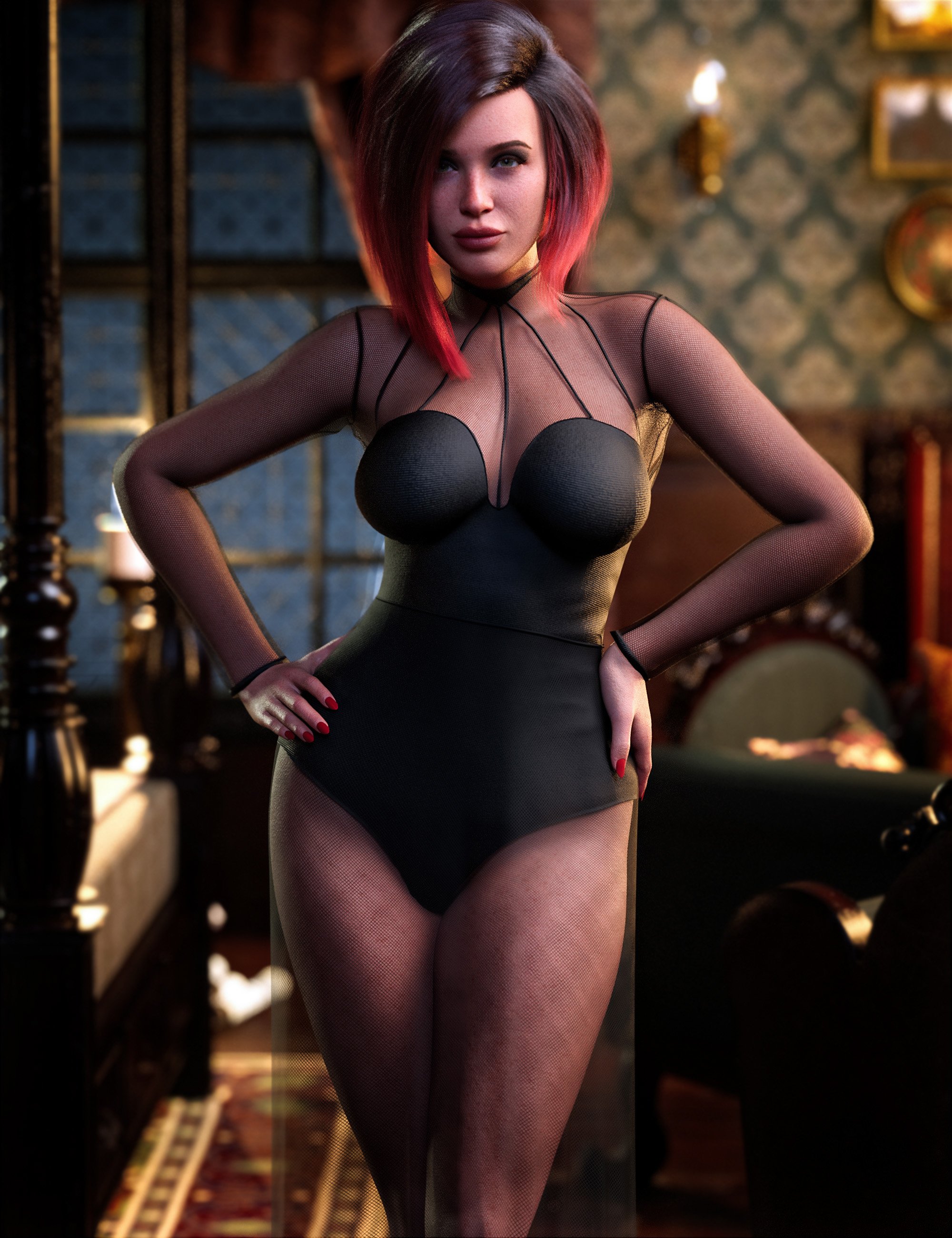 Z Fatale Beauty Shape and Pose Mega Set for Genesis 9 by: Zeddicuss, 3D Models by Daz 3D