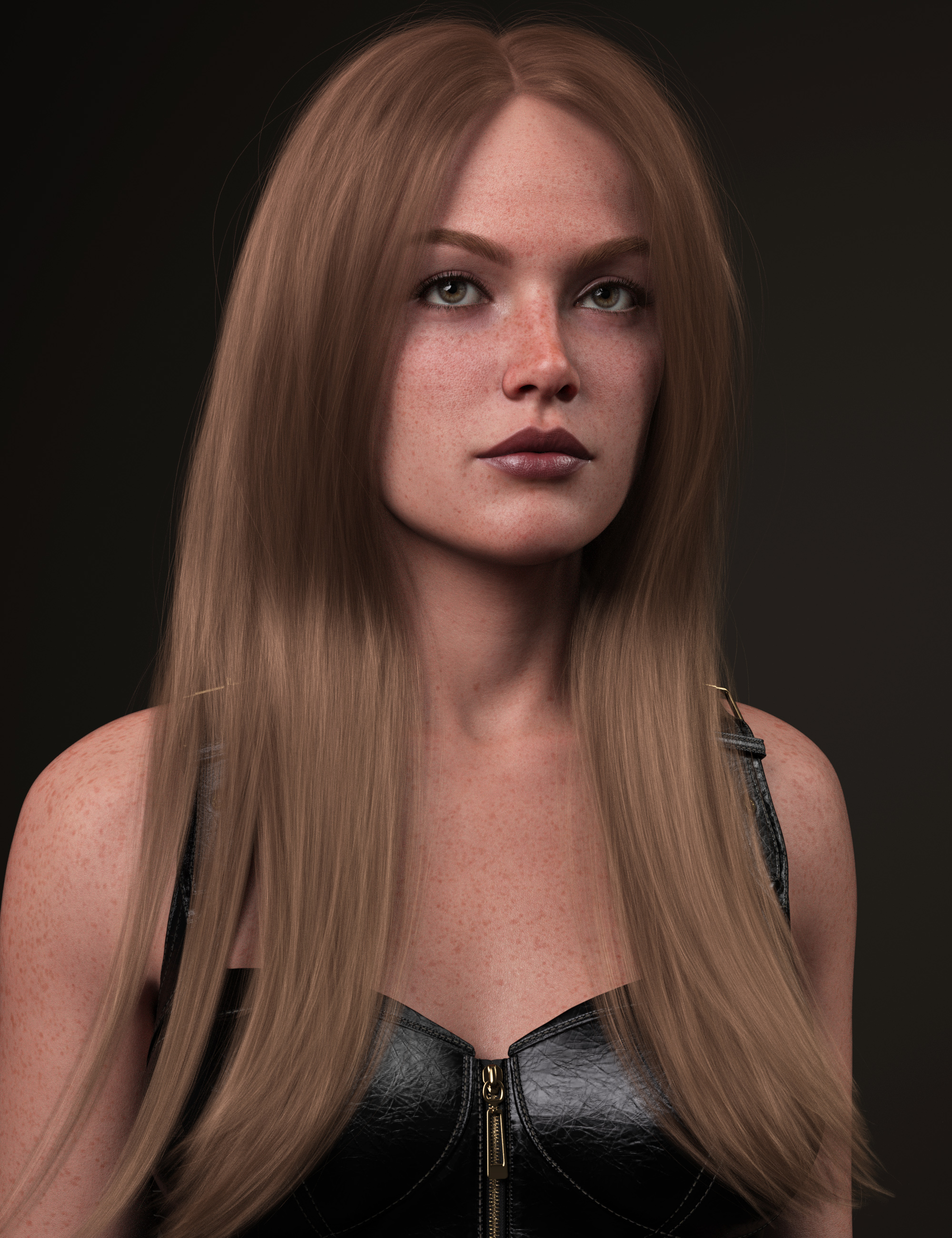 Long Unisex Style Hair for Genesis 9 by: outoftouch, 3D Models by Daz 3D
