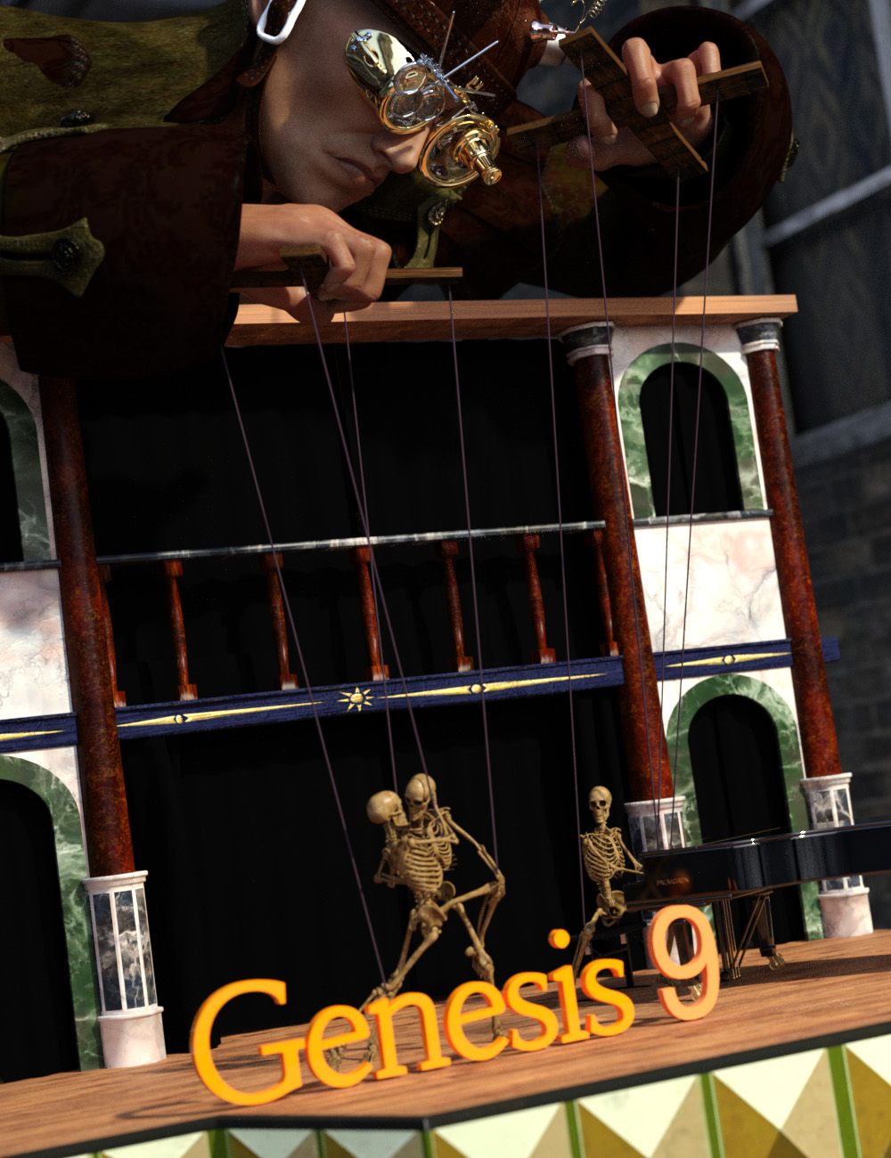 Bone Minion for Genesis 2 Poses for Genesis 9