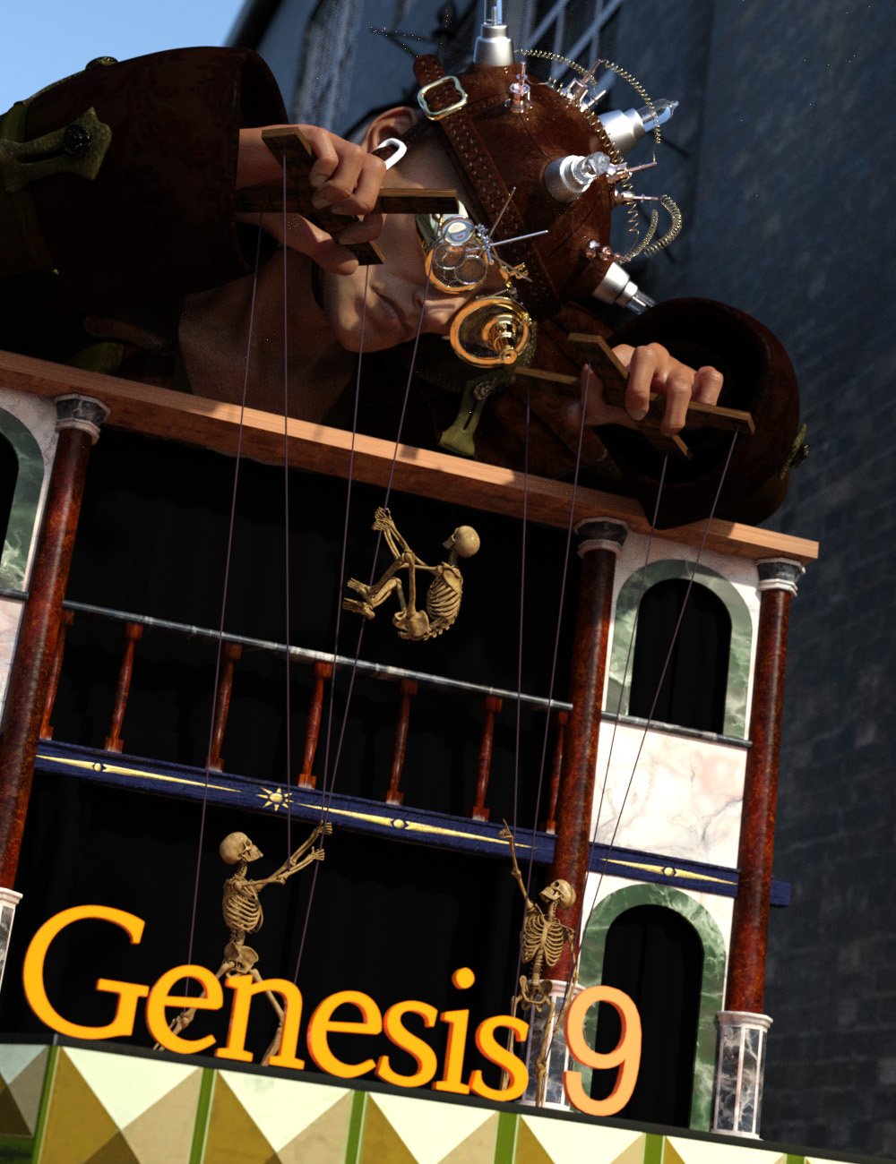 Bone Minion for Genesis 3 Poses for Genesis 9
