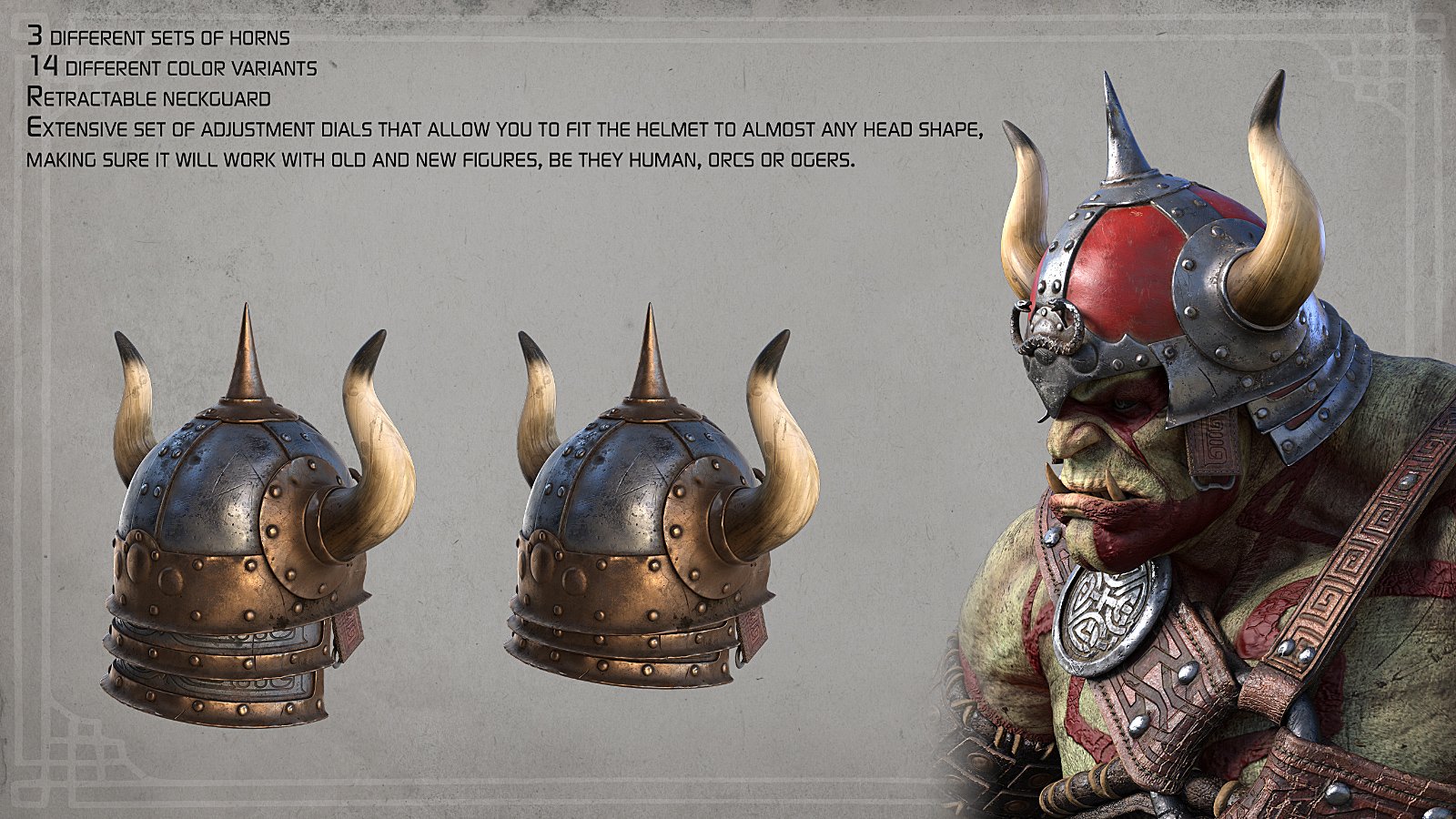 STF Brutal Gear Helmet 01 Daz 3D