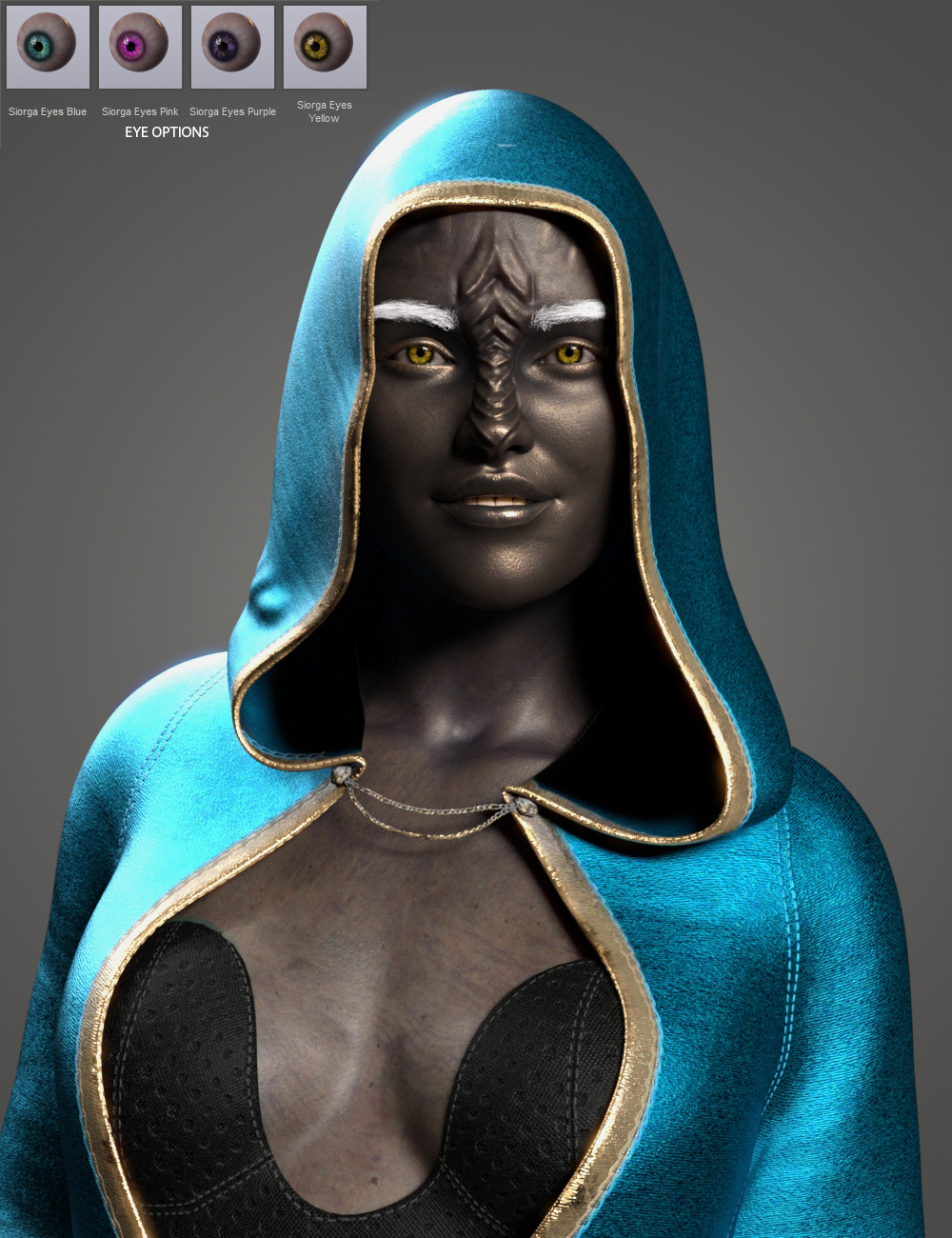 Siorga Dorcha HD Character for Genesis 9 by: SadeSixus1 MediaSubSpeciesCreations, 3D Models by Daz 3D