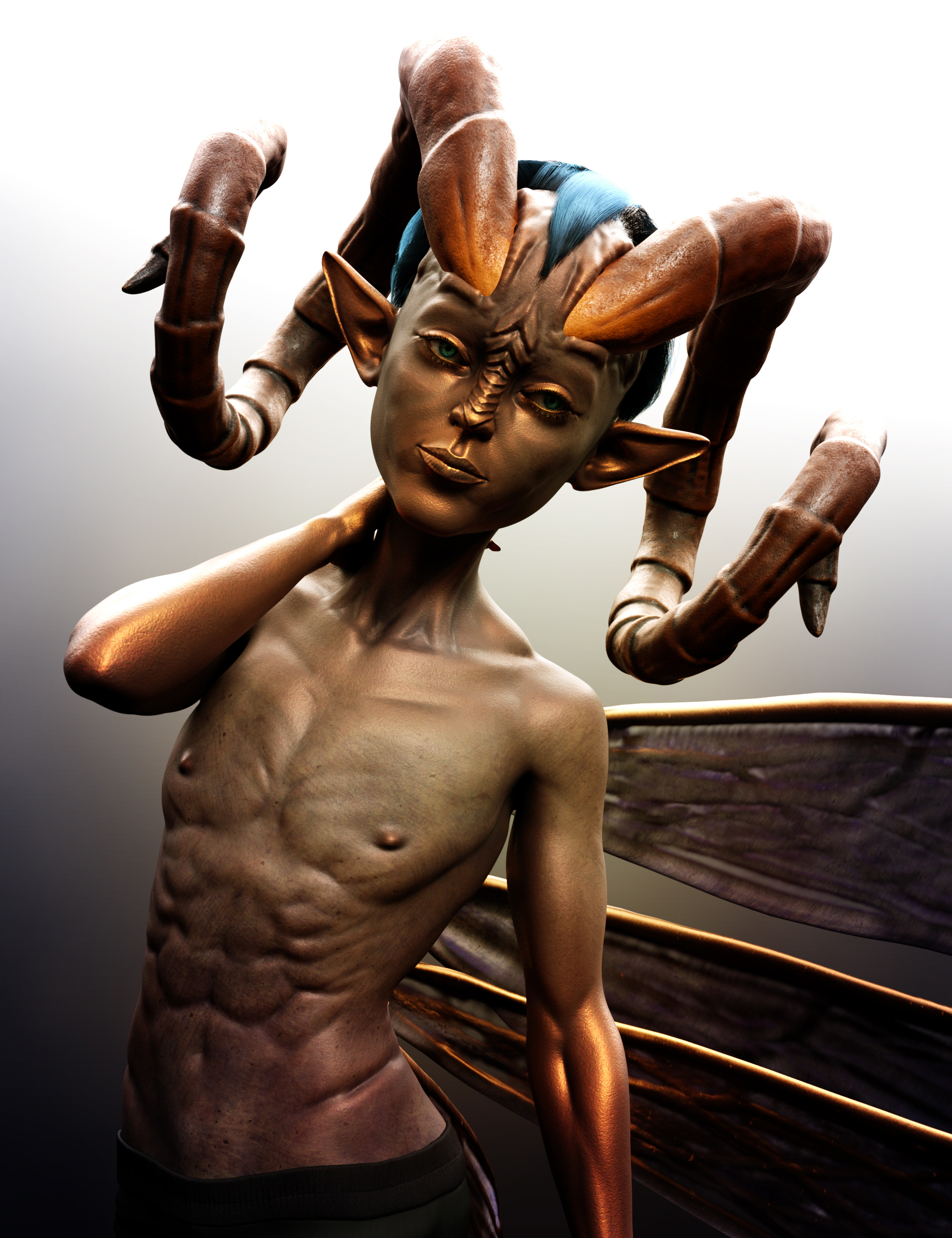 Siorga Dorcha HD Character for Genesis 9 by: SadeSixus1 MediaSubSpeciesCreations, 3D Models by Daz 3D