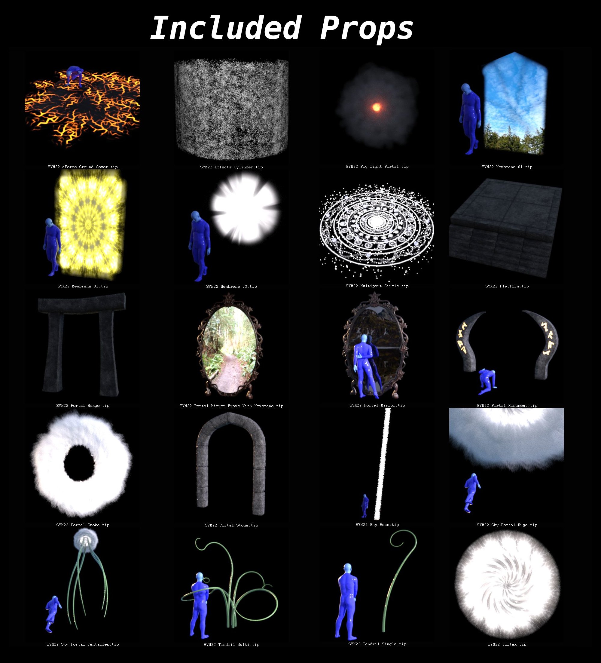 SY Magic Portals SY Magic Portals by: Sickleyield, 3D Models by Daz 3D