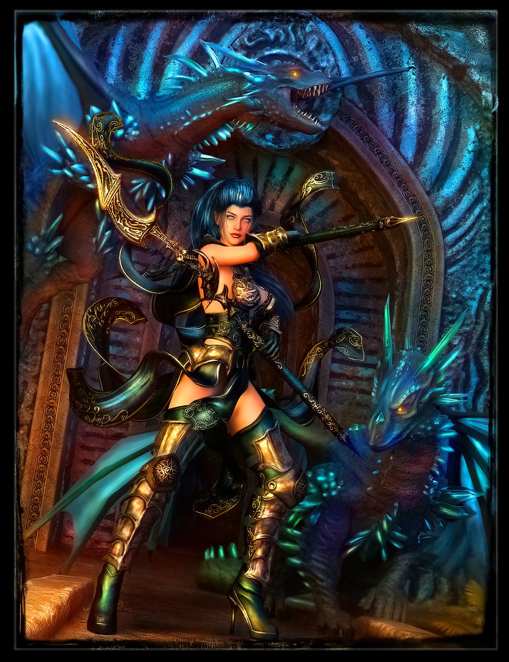 Hex Arcanum Arsenal for Genesis 8 Female and Genesis 9 Hex Arcanum Arsenal for Genesis 8 Female and Genesis 9 by: IgnisSerpentus, 3D Models by Daz 3D