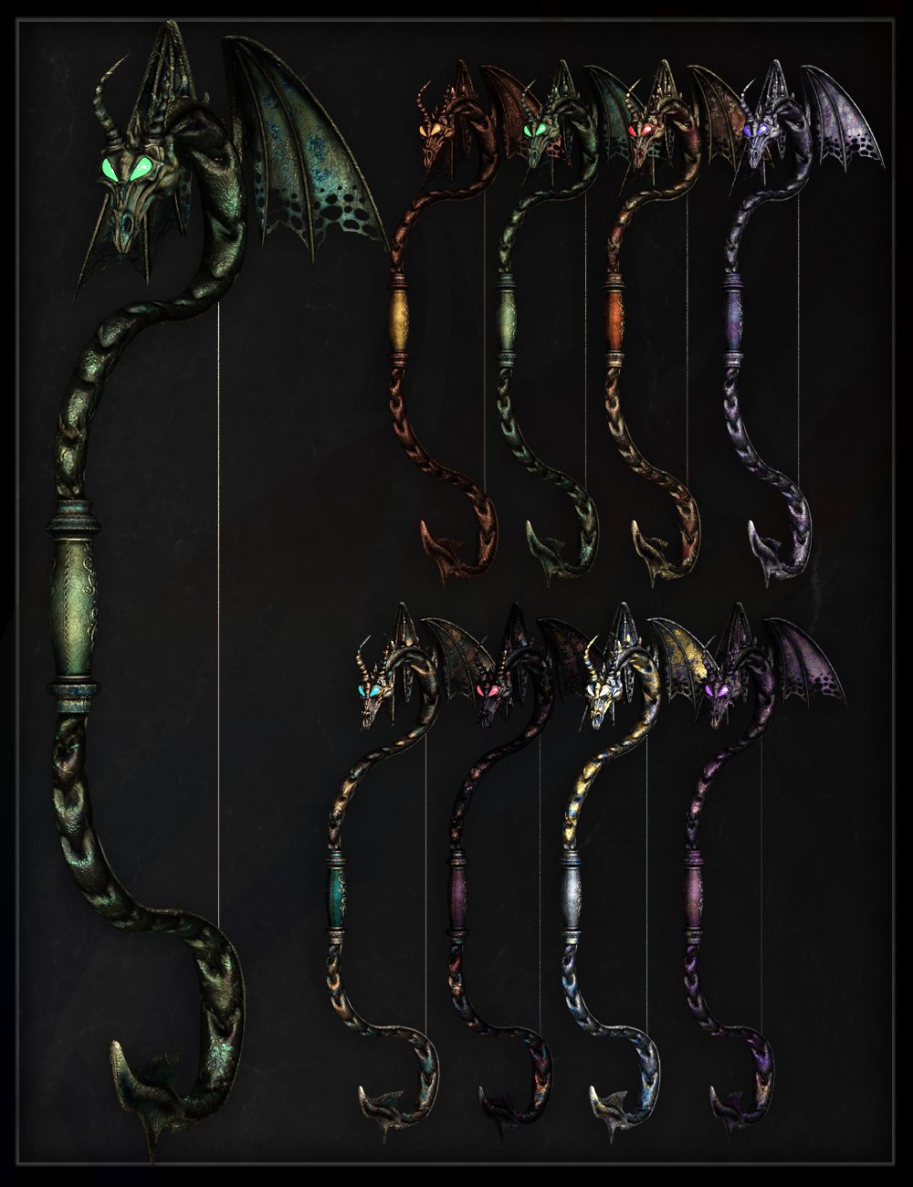 Hex Arcanum Arsenal for Genesis 8 Female and Genesis 9 Hex Arcanum Arsenal for Genesis 8 Female and Genesis 9 by: IgnisSerpentus, 3D Models by Daz 3D