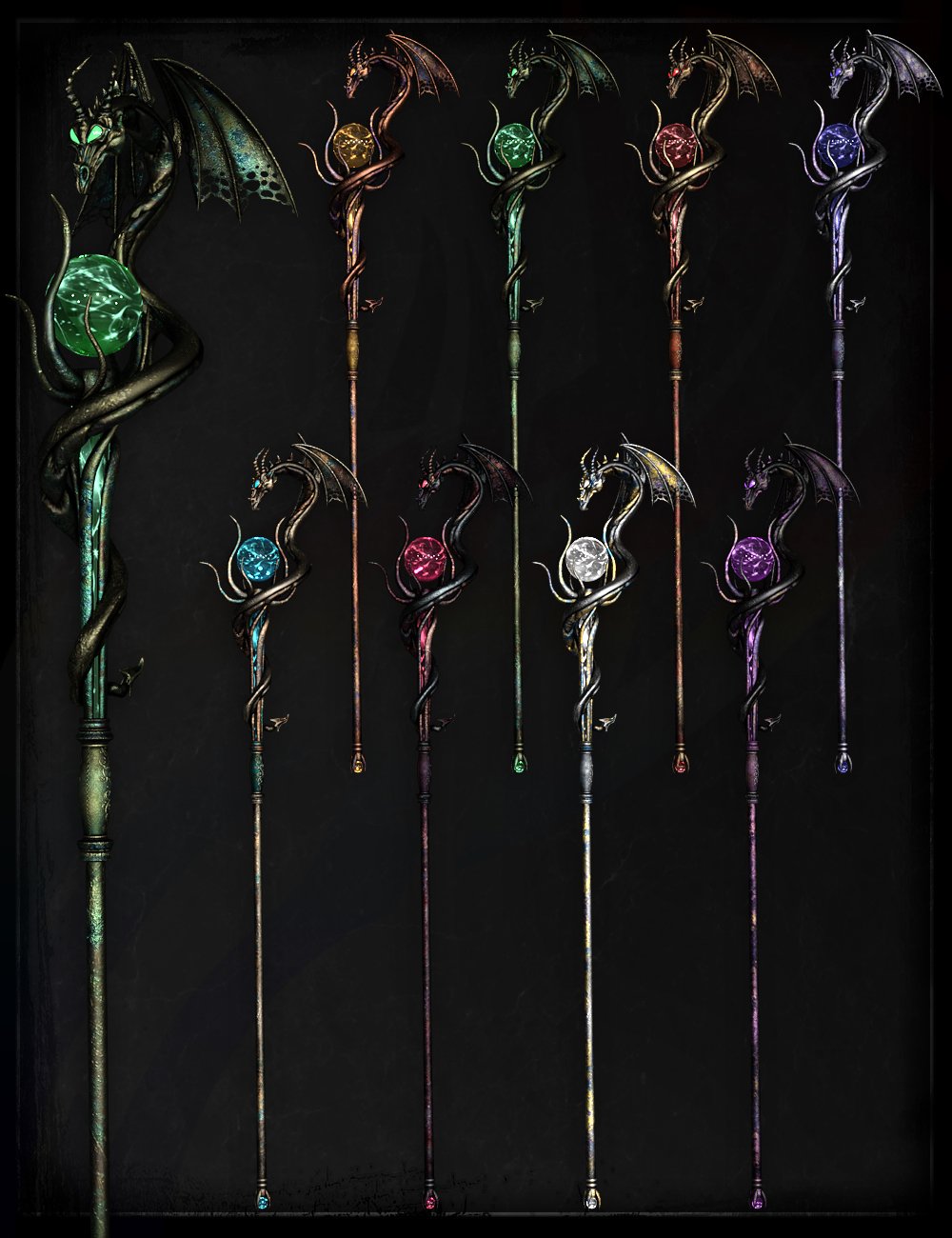 Hex Arcanum Arsenal for Genesis 8 Female and Genesis 9 Hex Arcanum Arsenal for Genesis 8 Female and Genesis 9 by: IgnisSerpentus, 3D Models by Daz 3D