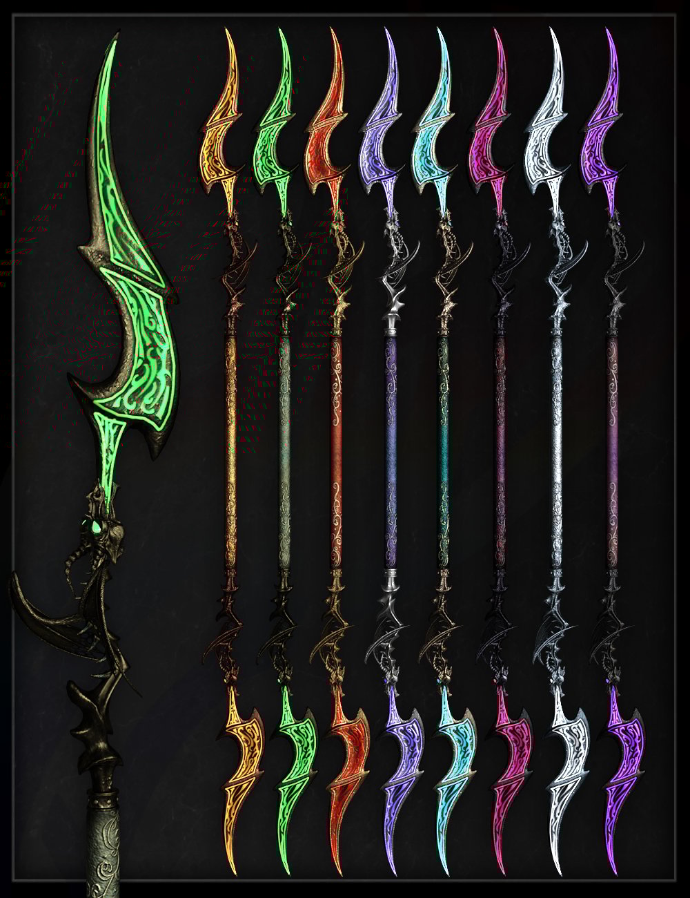 Hex Arcanum Arsenal for Genesis 8 Female and Genesis 9 Hex Arcanum Arsenal for Genesis 8 Female and Genesis 9 by: IgnisSerpentus, 3D Models by Daz 3D