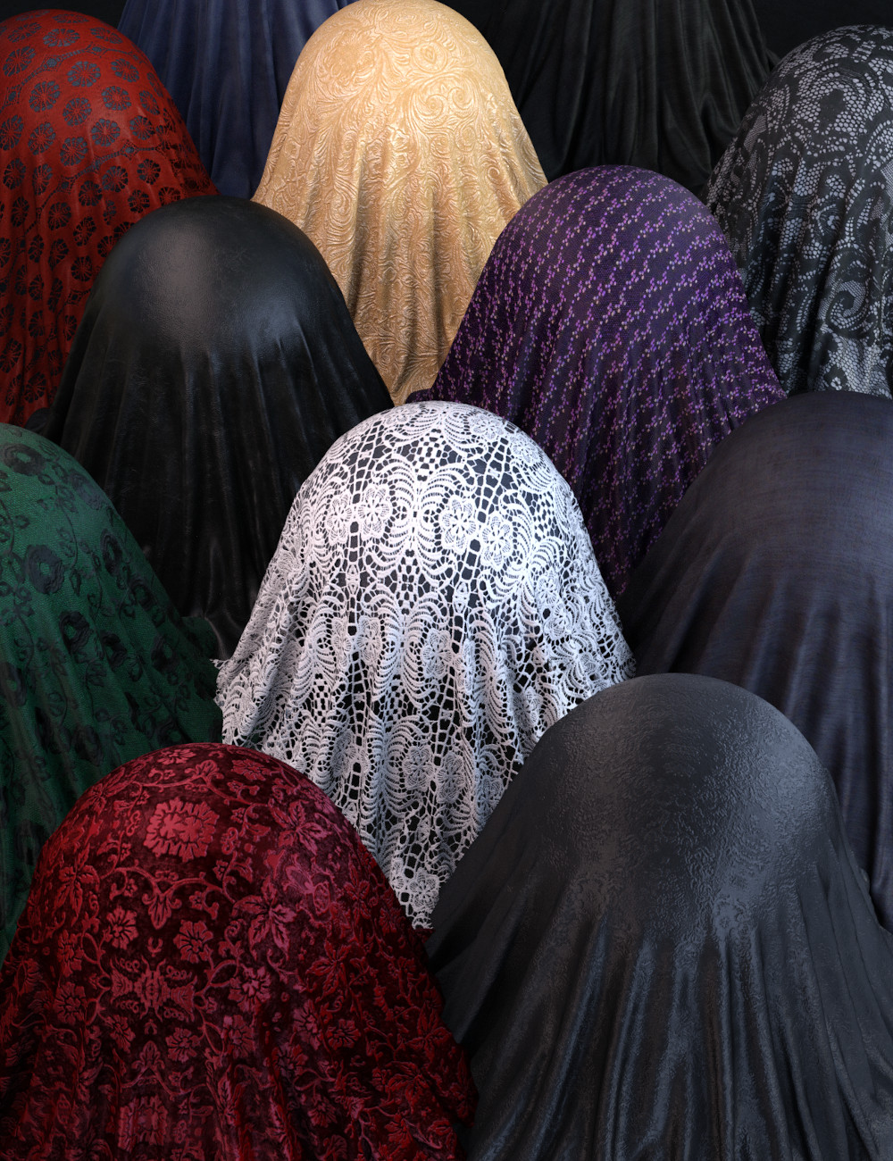 FSL Dark Dreaming Clothing Shaders Iray Megapack by: Fuseling, 3D Models by Daz 3D
