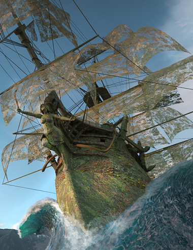 Underwater Relics Shaders Iray by: Marshian, 3D Models by Daz 3D