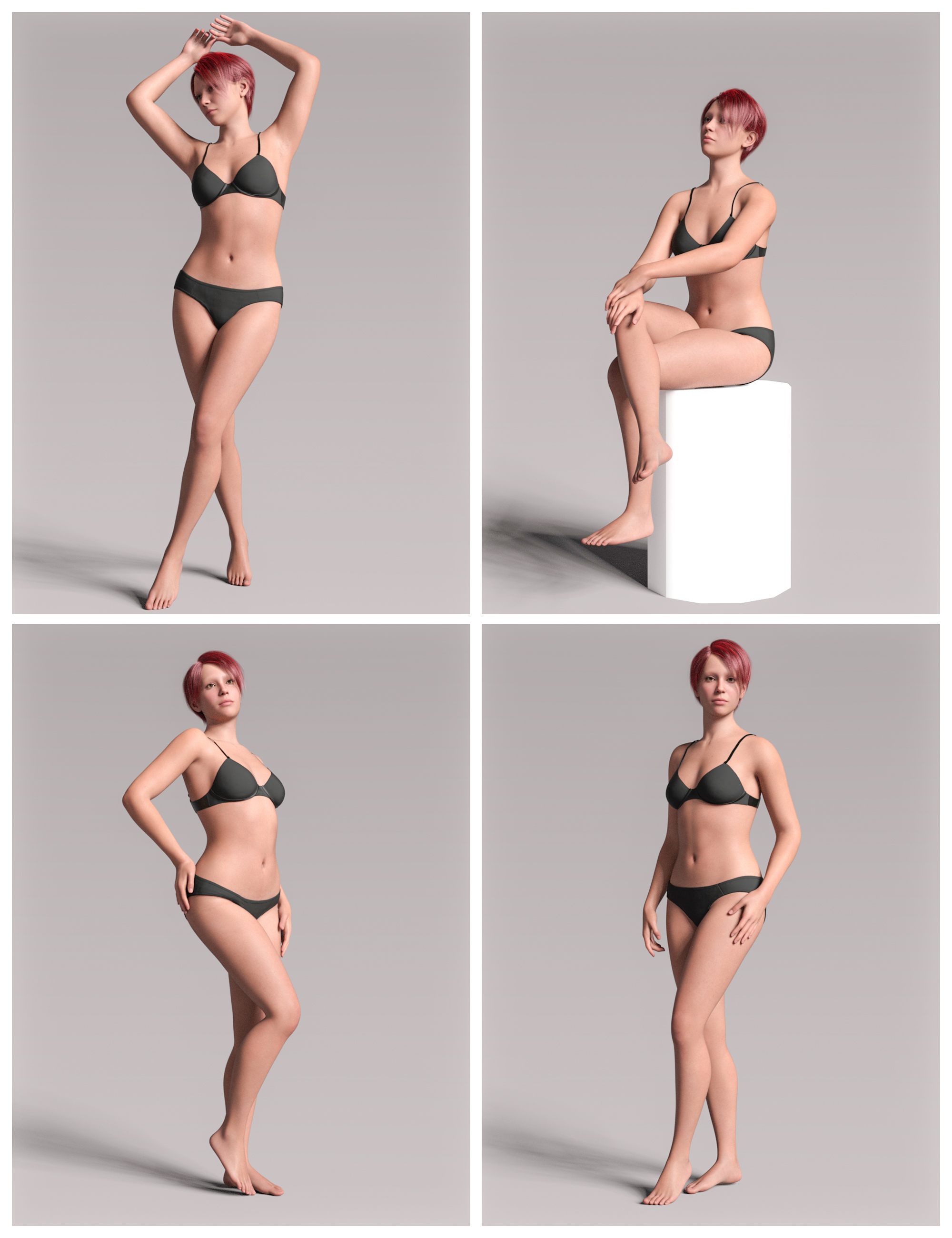 Party Nights Poses for Genesis 9 Feminine by: Beautyworks, 3D Models by Daz 3D