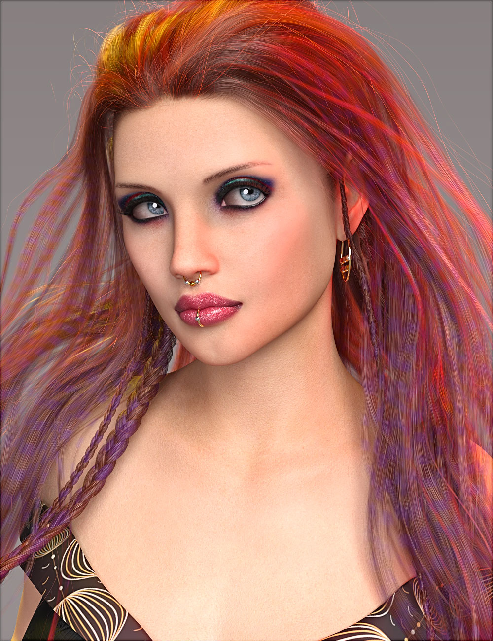 BD Pharah for Genesis 8.1 Female by: Belladzines, 3D Models by Daz 3D