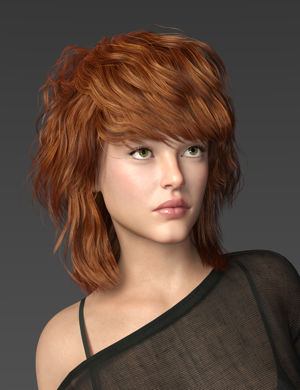 Saint Hair for Genesis 8 and 8.1 Females by: SWAM, 3D Models by Daz 3D