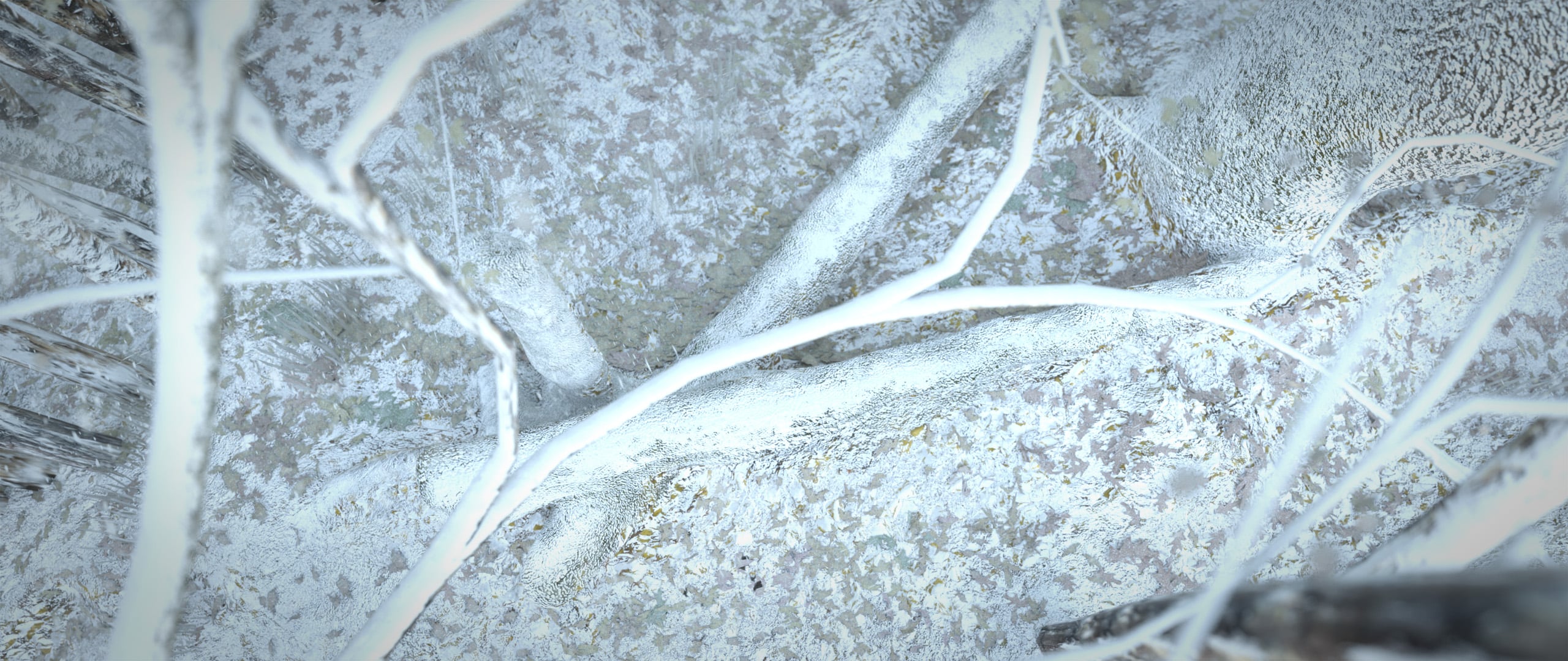Winter Add Fall Woods Vignette Winter Add-On | Daz 3D