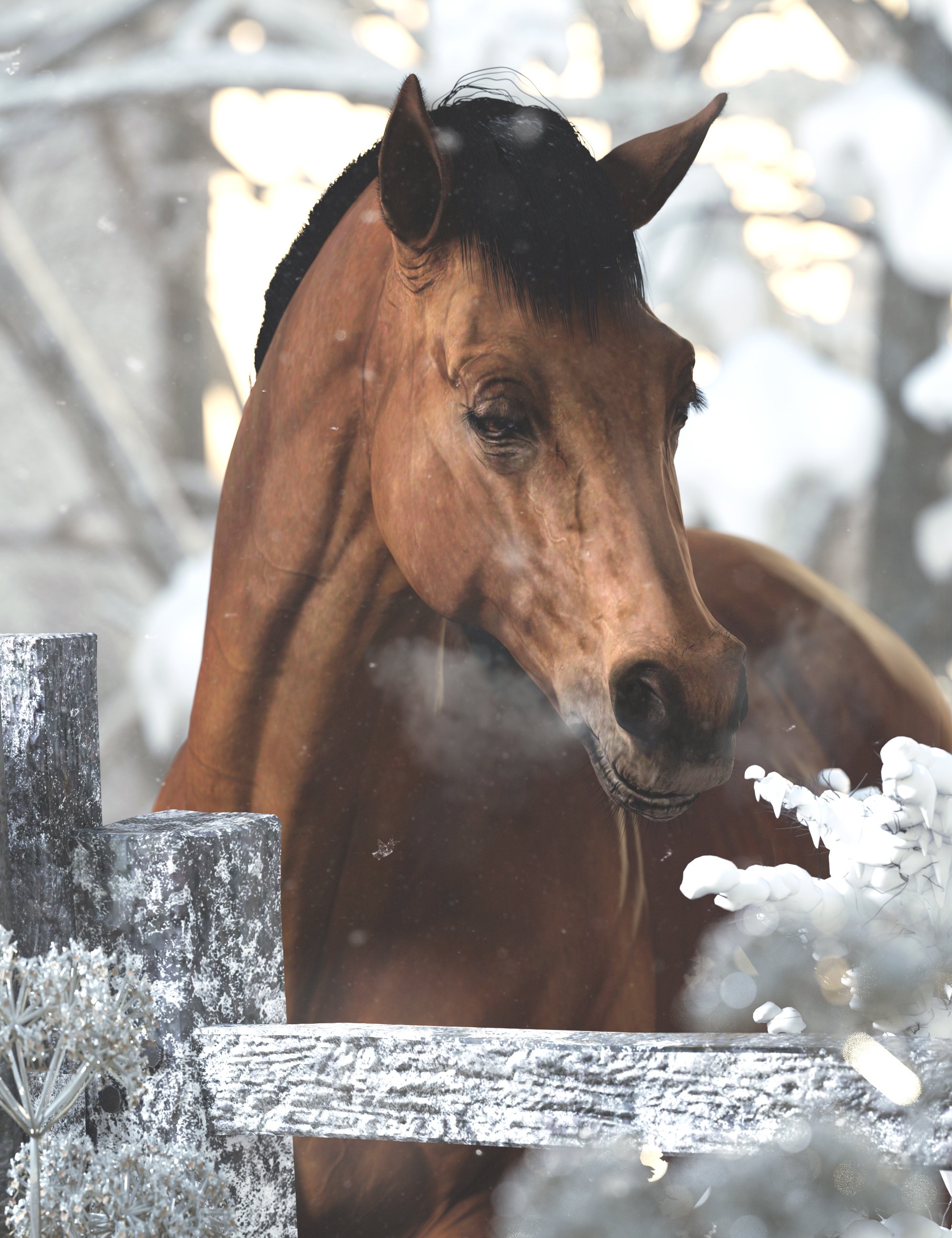 Daz Horse 3 Daz Horse 3 by: Alessandro_AM, 3D Models by Daz 3D