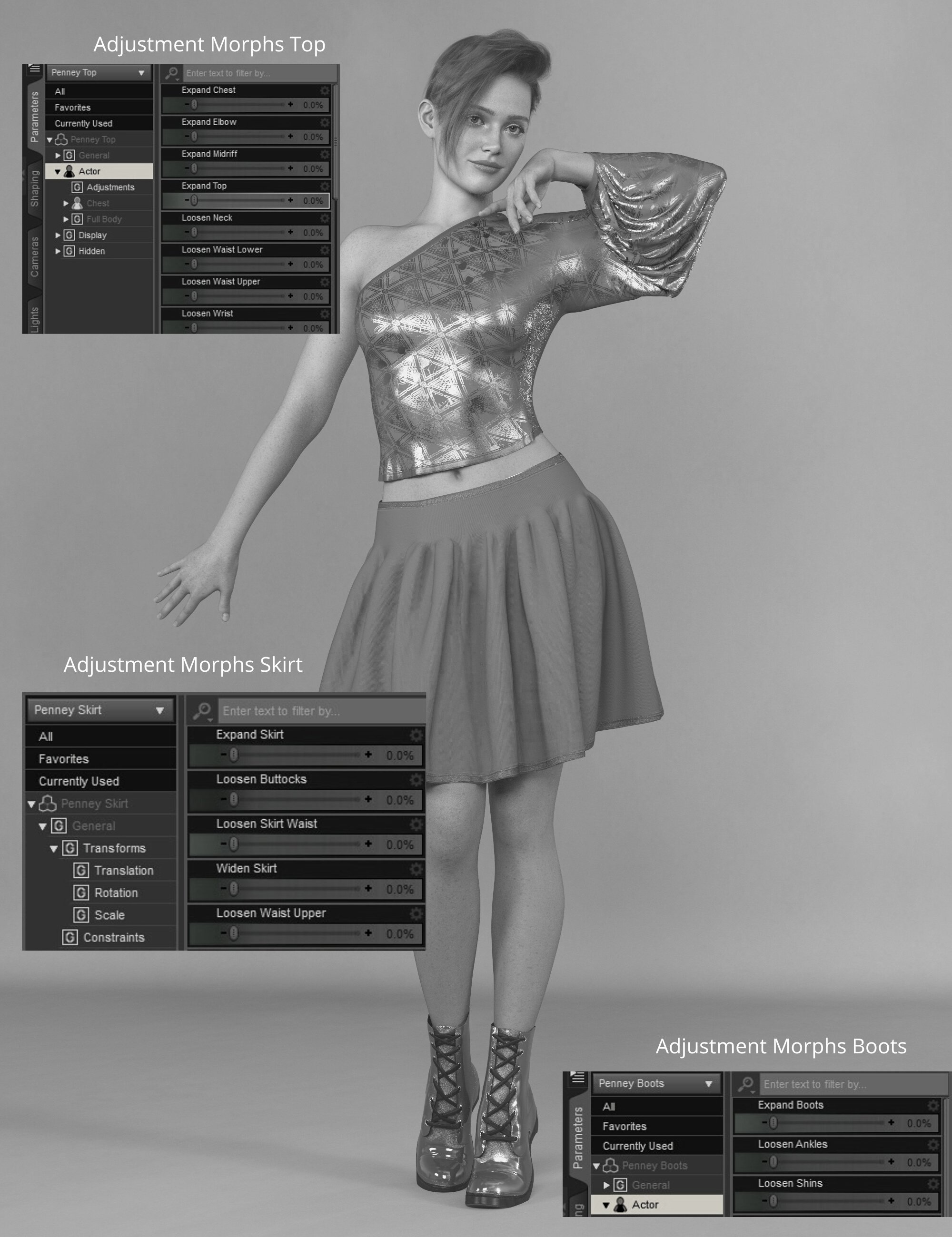 Dforce Penney Outfit For Genesis 9 Daz 3d