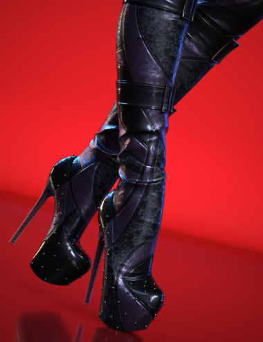 HM Zarinah Boots for Genesis 9 | Daz 3D