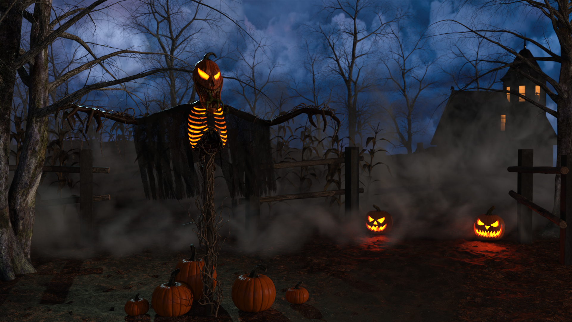 Halloween Outdoor Decor Halloween Outdoor Decor by: Wicked Creations, 3D Models by Daz 3D