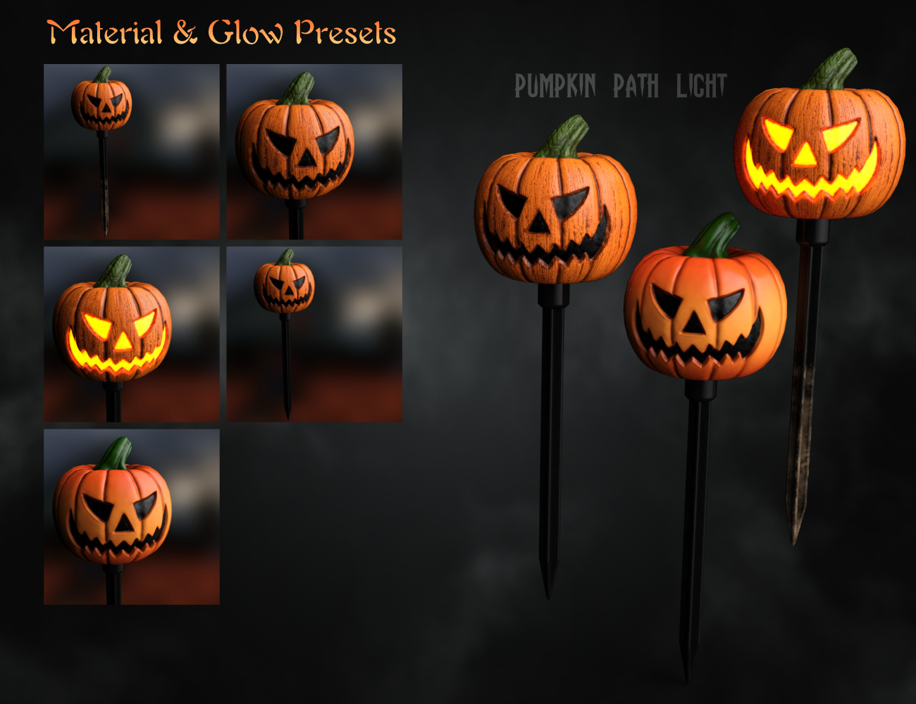 Halloween Outdoor Decor by: Wicked Creations, 3D Models by Daz 3D