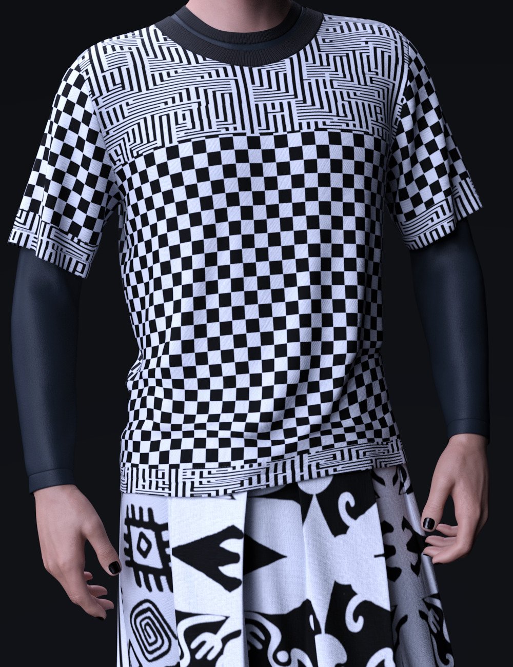 dForce BlockZ Outfit for Genesis 8 and 8.1 Males dForce BlockZ Outfit for Genesis 8 and 8.1 Males by: Leviathan, 3D Models by Daz 3D