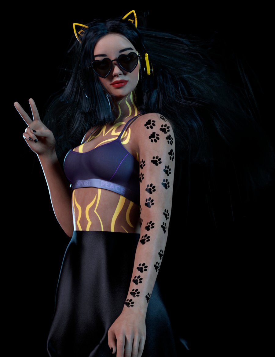 ECK Prisma for Genesis 9 ECK Prisma for Genesis 9 by: Elianeck, 3D Models by Daz 3D