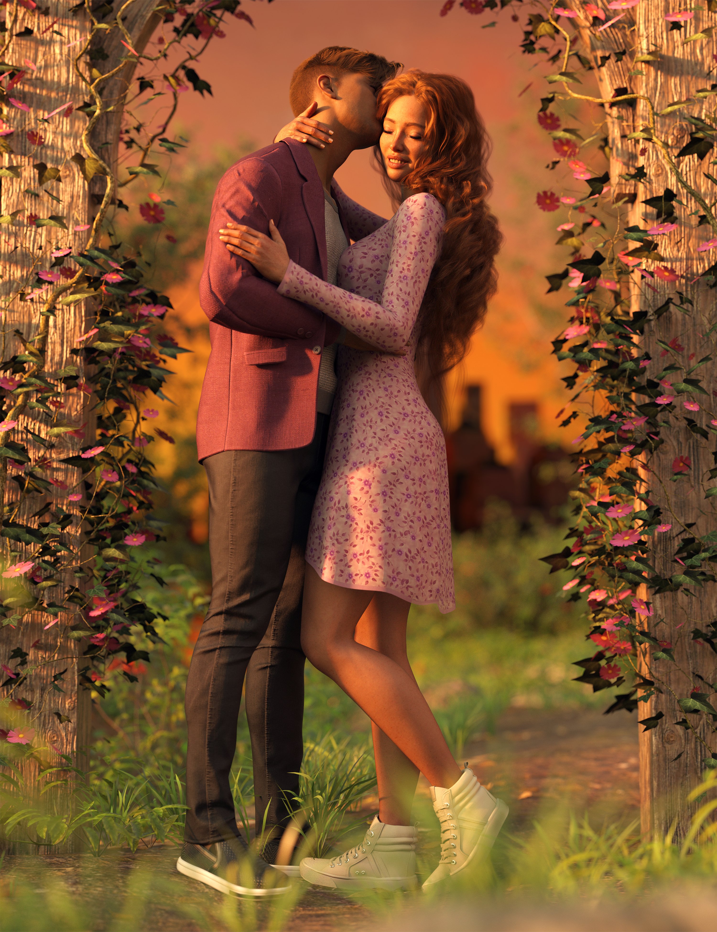 My Everything Couple Poses for Genesis 9 by: 3D Sugar, 3D Models by Daz 3D