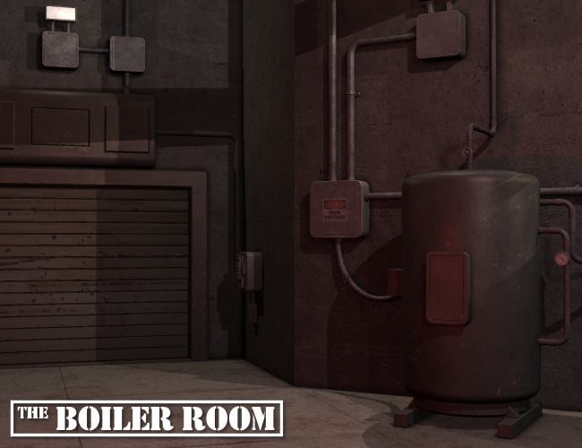 The Boiler Room by: Nightshift3D, 3D Models by Daz 3D