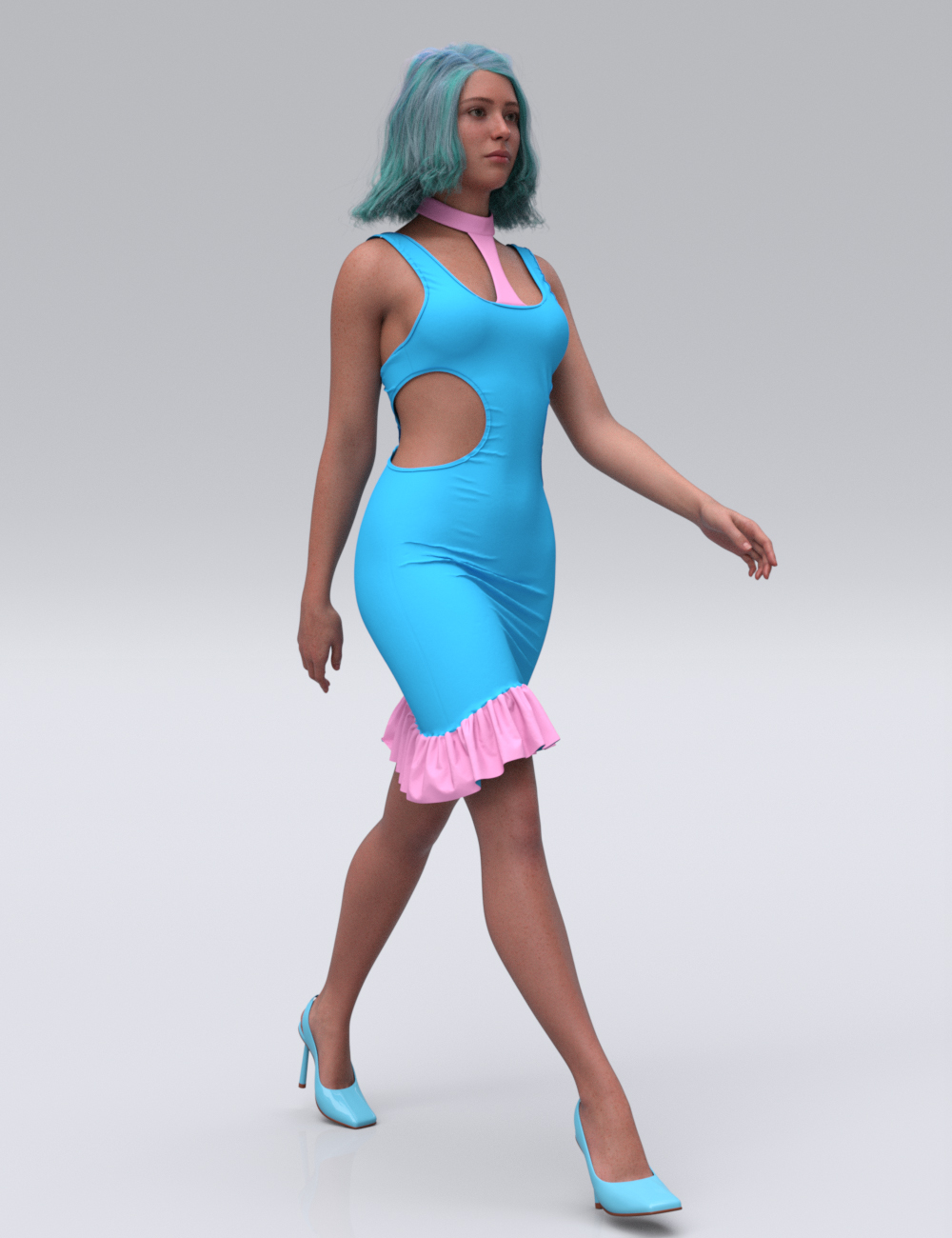 Runway Animation for Genesis 9 by: Havanalibere, 3D Models by Daz 3D