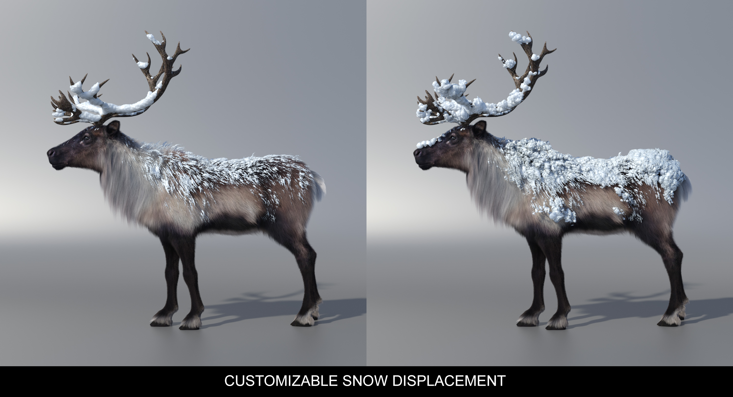Reindeer for Daz Horse 3 by: Alessandro_AM, 3D Models by Daz 3D