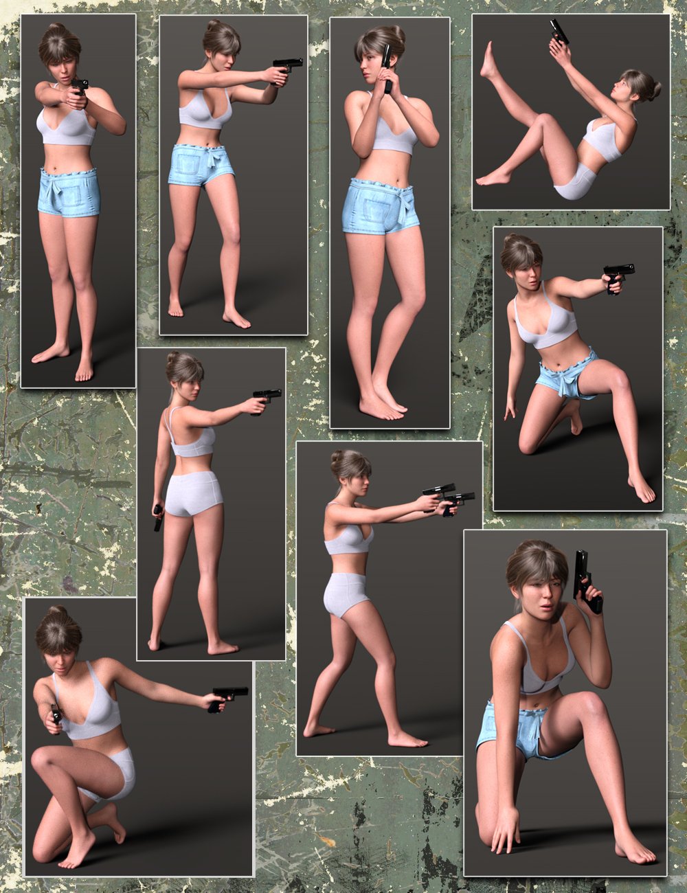 Go Action Poses and Props for Genesis 9 Go Action Poses and Props for Genesis 9 by: Pixelunashadownet, 3D Models by Daz 3D