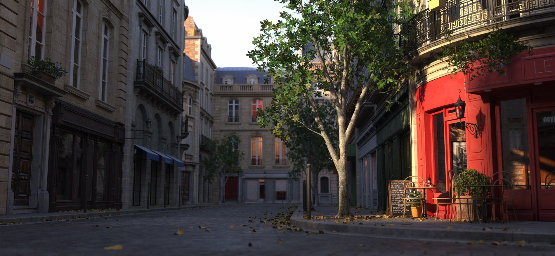 The Streets of Paris by: Stonemason, 3D Models by Daz 3D