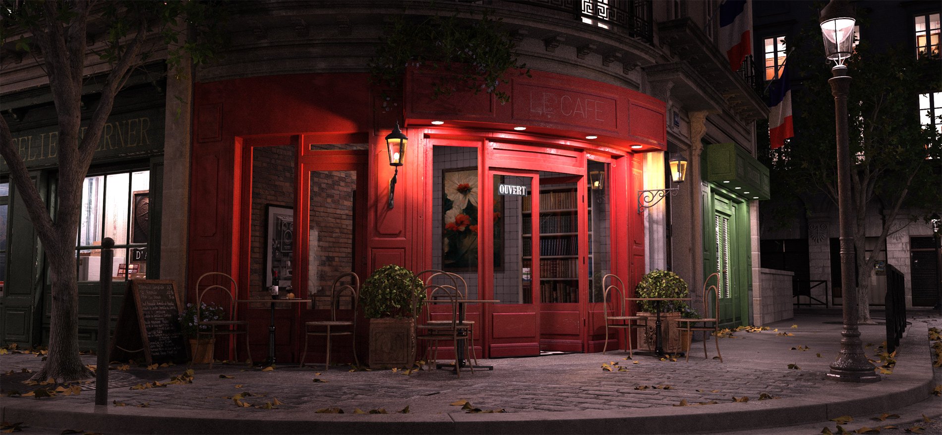 The Streets of Paris The Streets of Paris by: Stonemason, 3D Models by Daz 3D