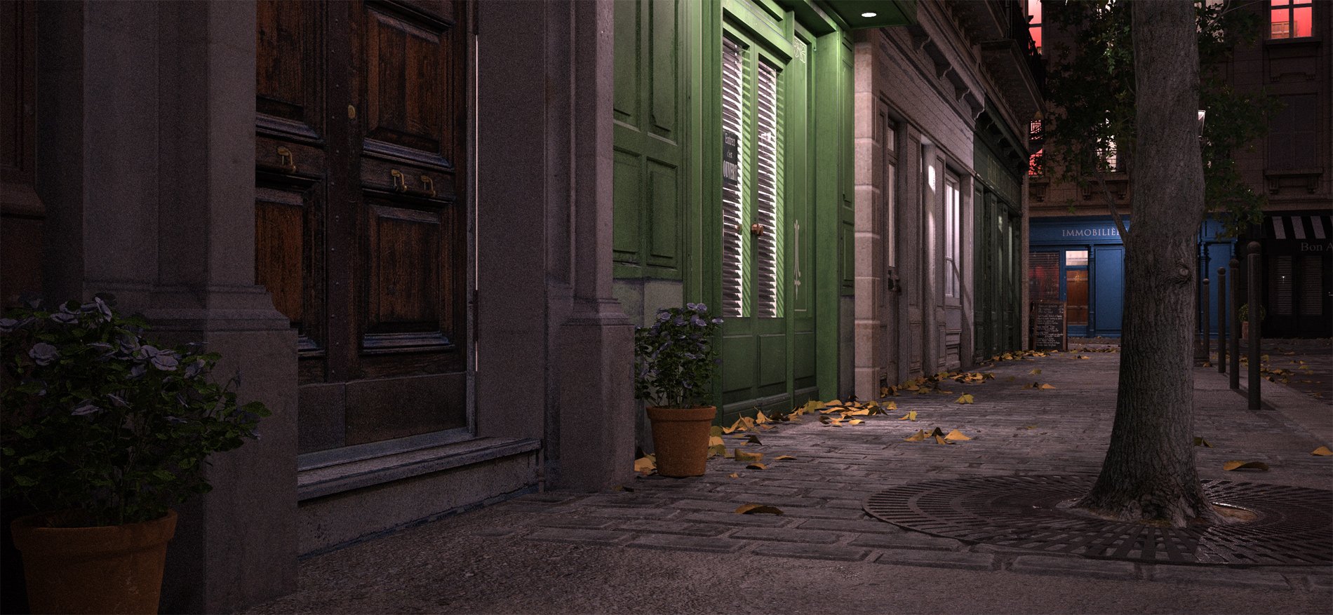 The Streets of Paris by: Stonemason, 3D Models by Daz 3D